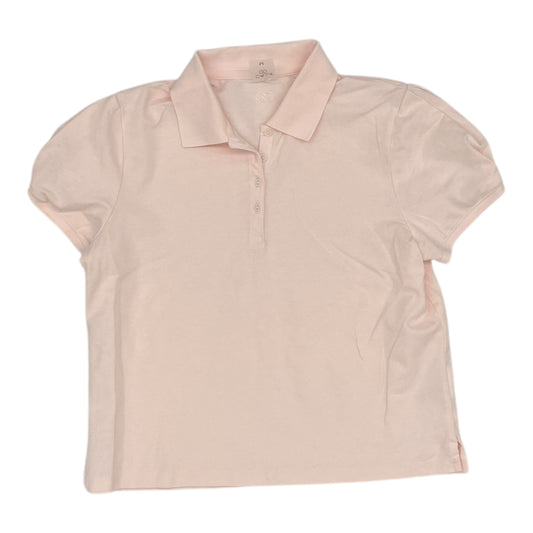 Athletic Top Ss By Calia In Pink, Size:M