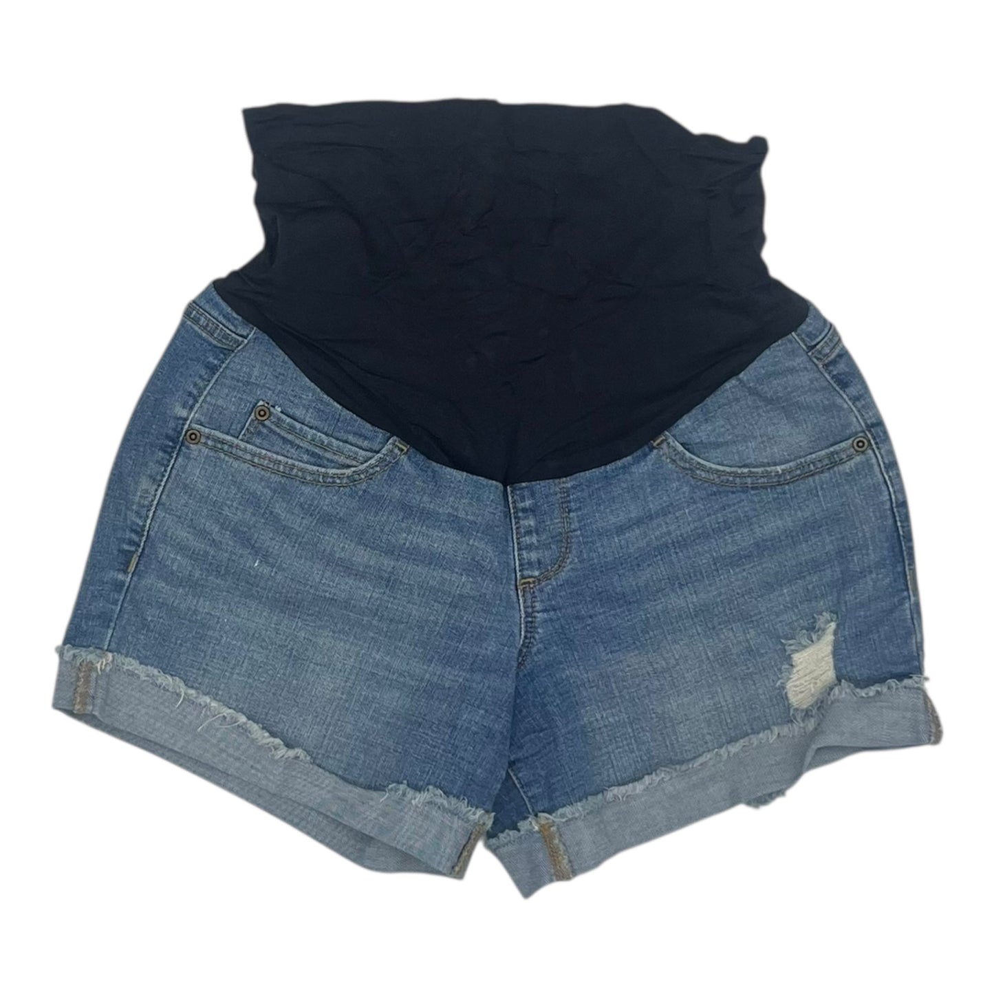 Mat Shorts By A Glow In Blue Denim, Size:8