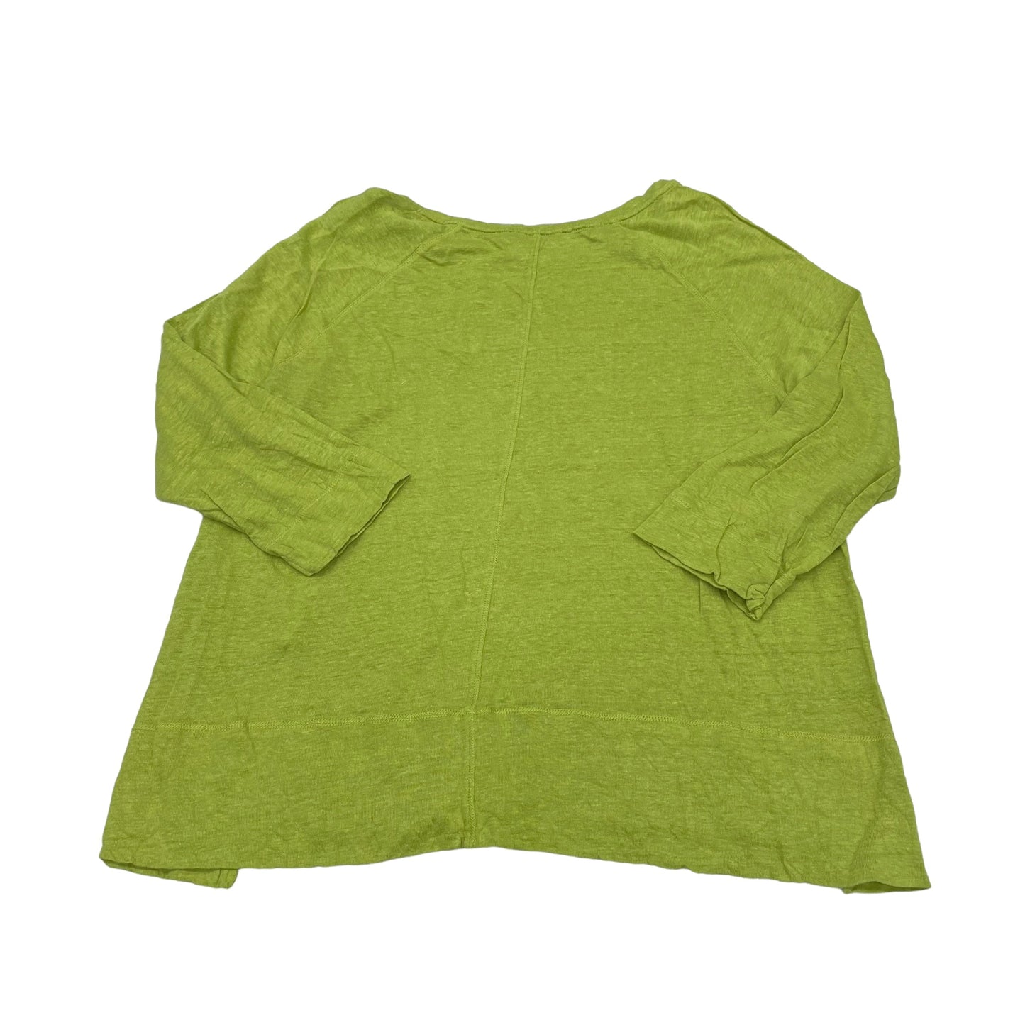 GREEN TOP 3/4 SLEEVE by ELLIOTT LAUREN Size:S