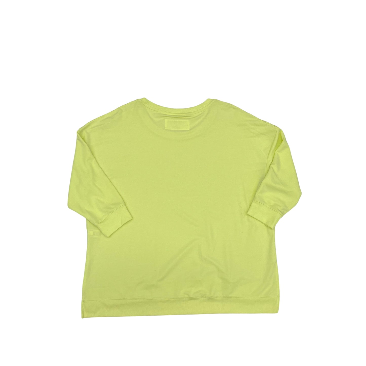 Sweatshirt Crewneck By French Laundry In Yellow, Size:1X