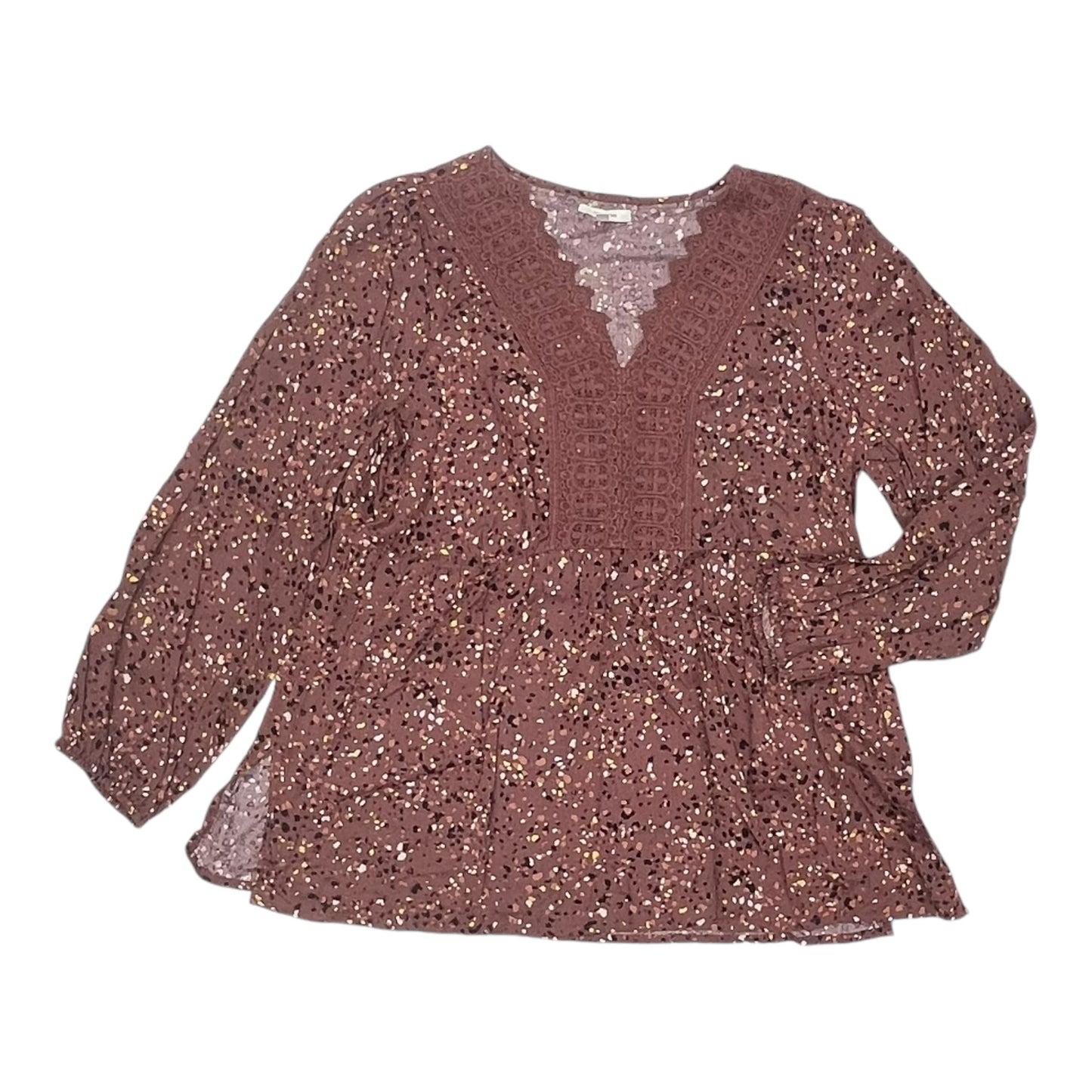 Top Ls By Maurices In Mauve, Size:M