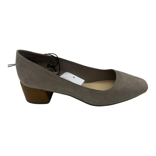 SHOES HEELS BLOCK by LIZ CLAIBORNE In GREY, Size: 9.5
