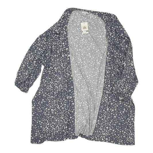 Shawl By Mudpie In Blue & White, Size:Osfm