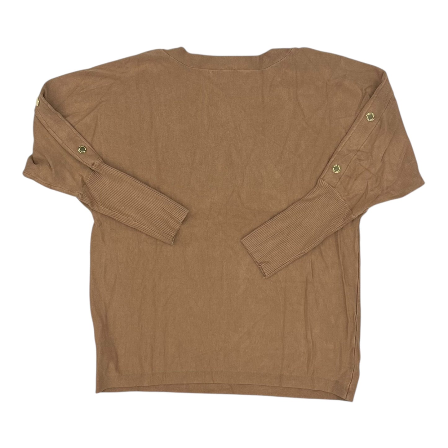 Sweater By Anne Klein In Tan, Size:L