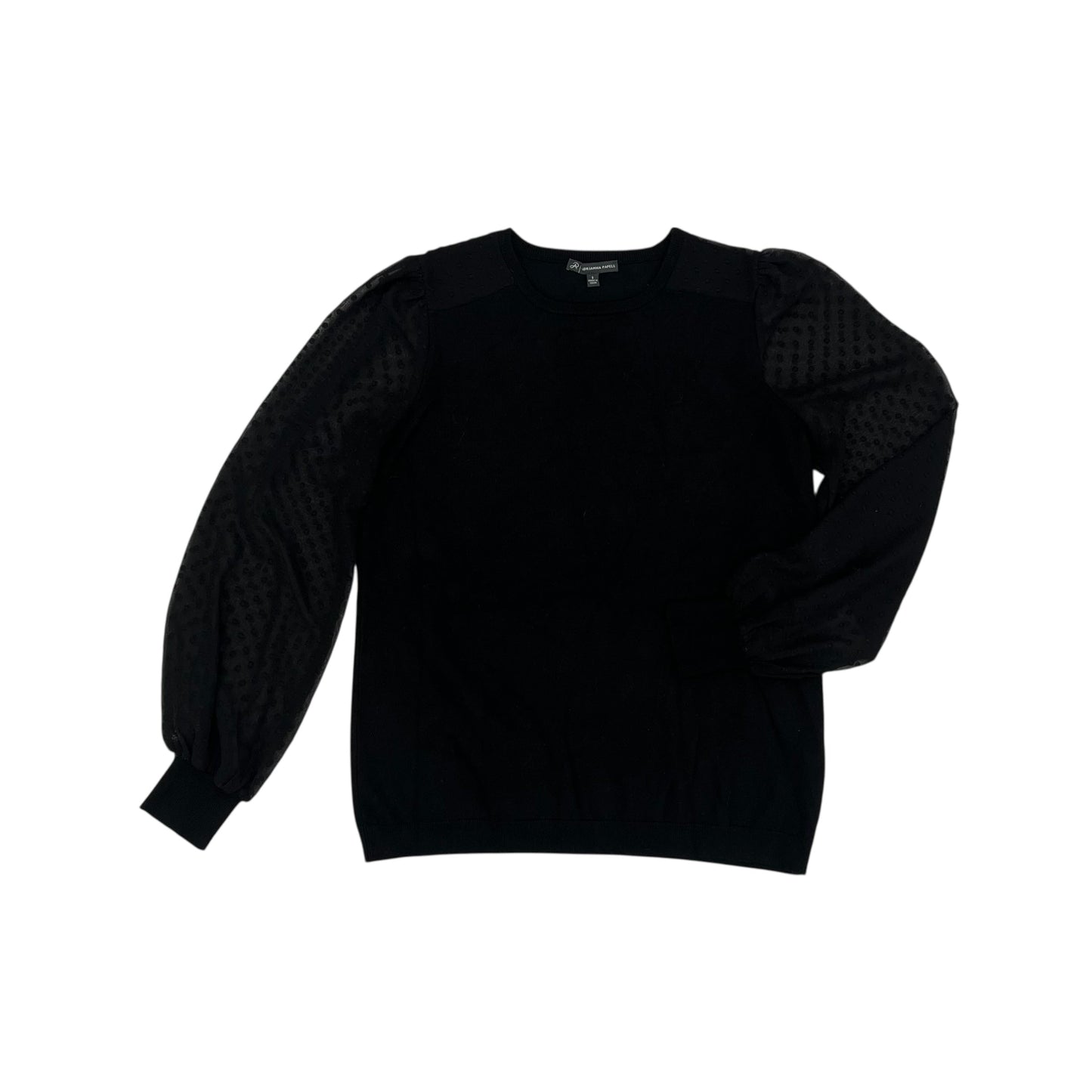 Sweater By Adrianna Papell In Black, Size:S