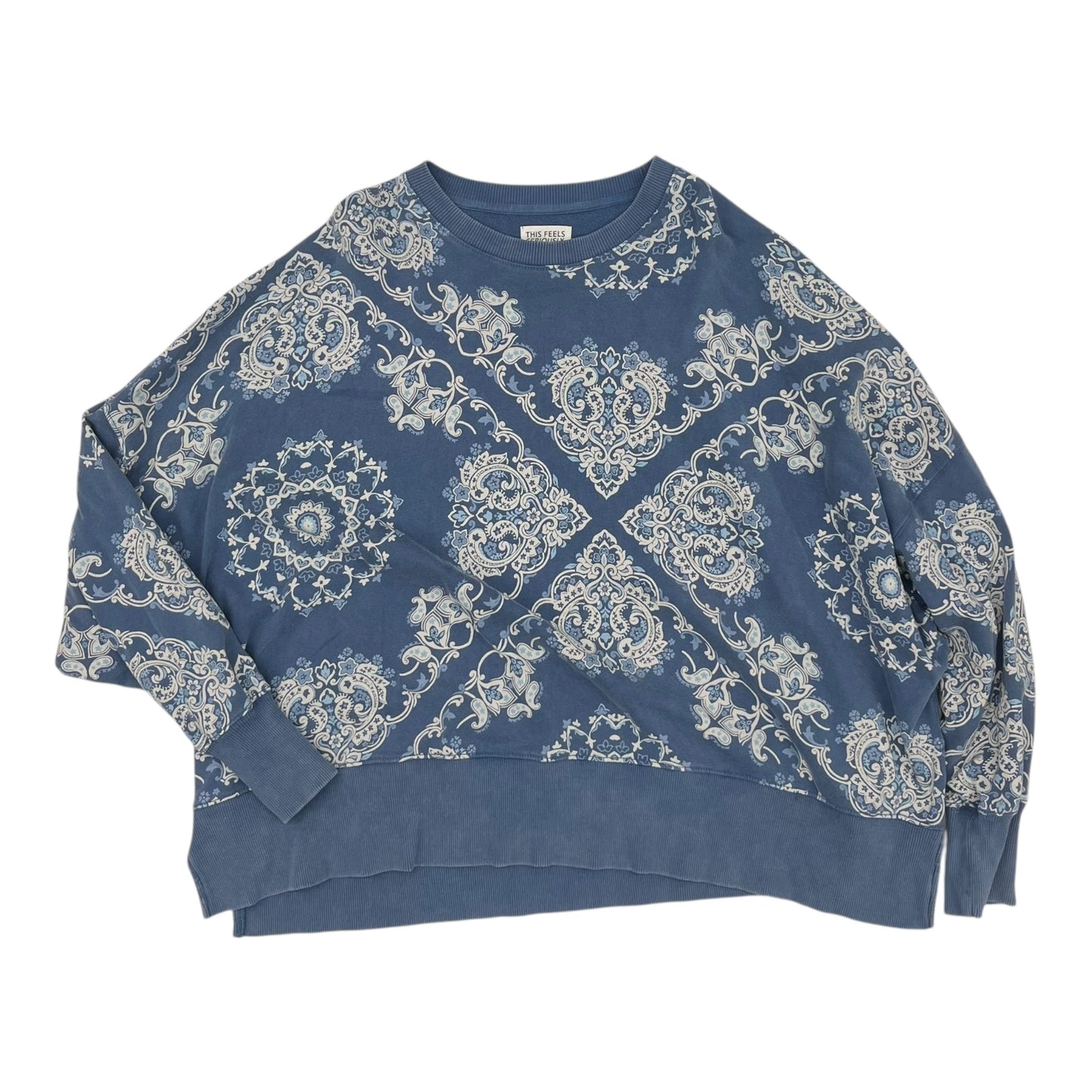 Sweatshirt Crewneck By American Eagle In Blue, Size:Xl
