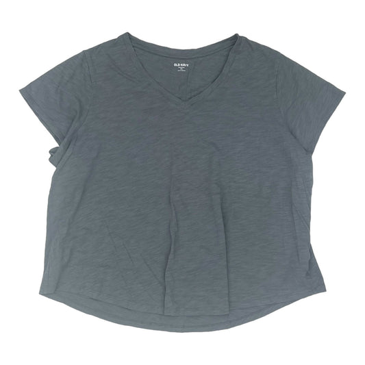 GREY OLD NAVY TOP SS BASIC, Size 2X