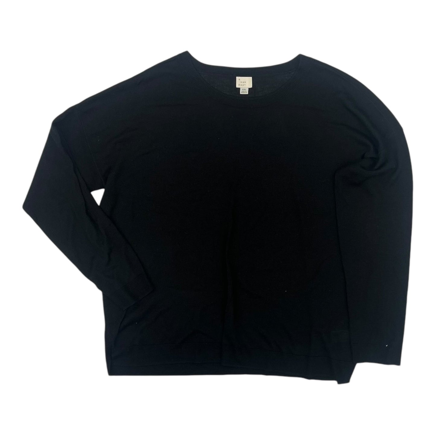 Sweater By A New Day In Black, Size:2X