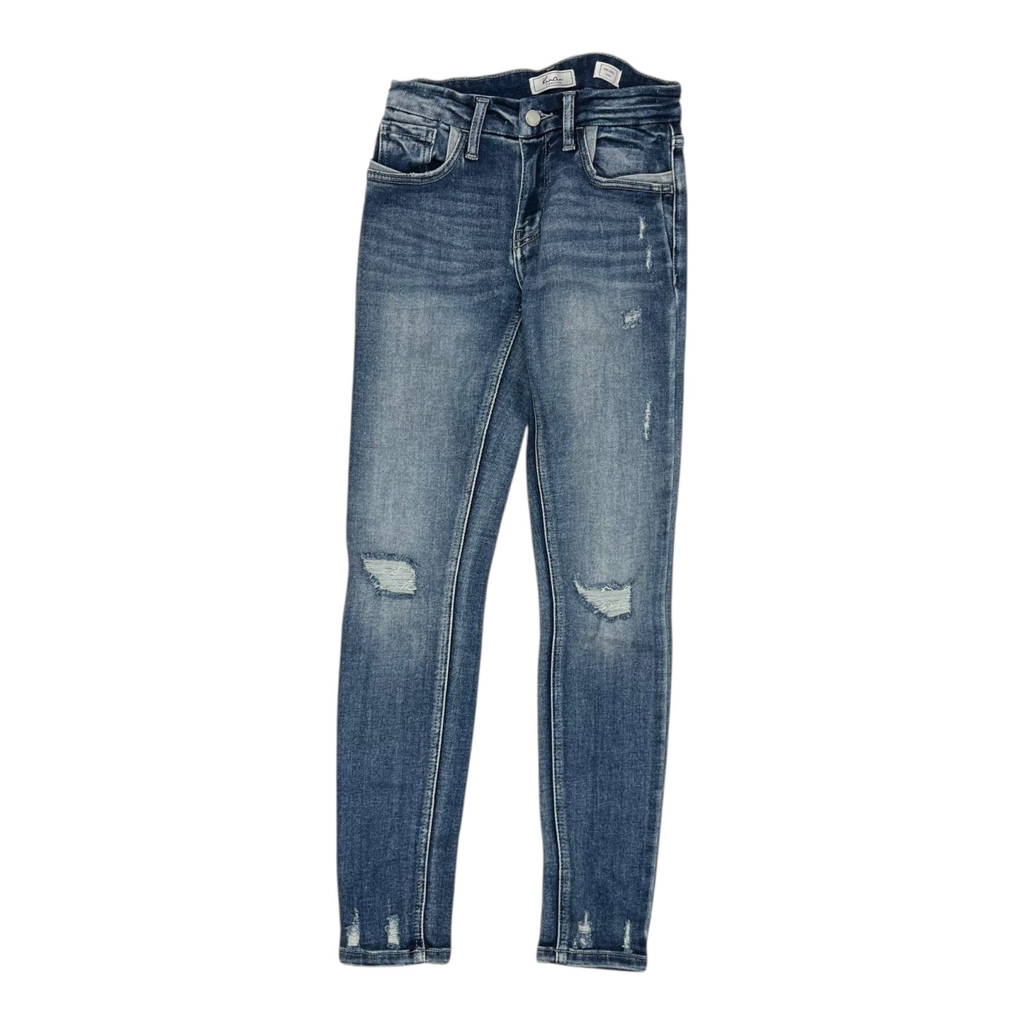 Jeans Skinny By Kancan In Blue Denim, Size:2