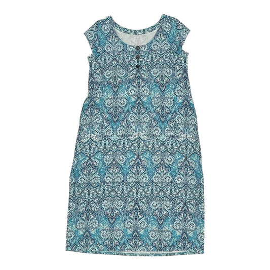 DRESS CASUAL MIDI by J. JILL In TEAL, Size: MP