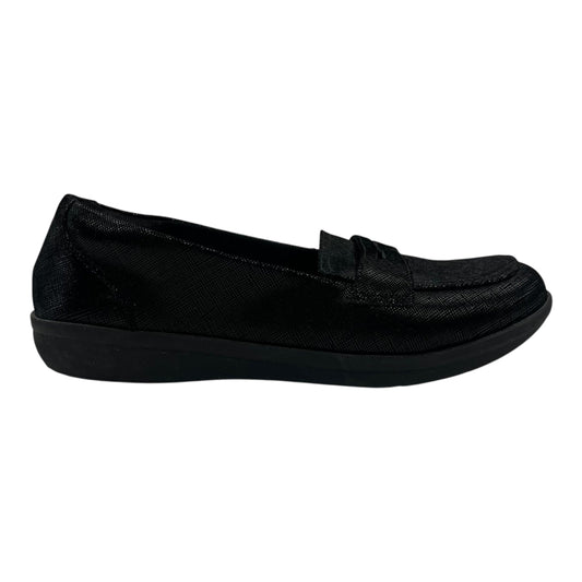 Shoes Flats By Clarks In Black, Size:9