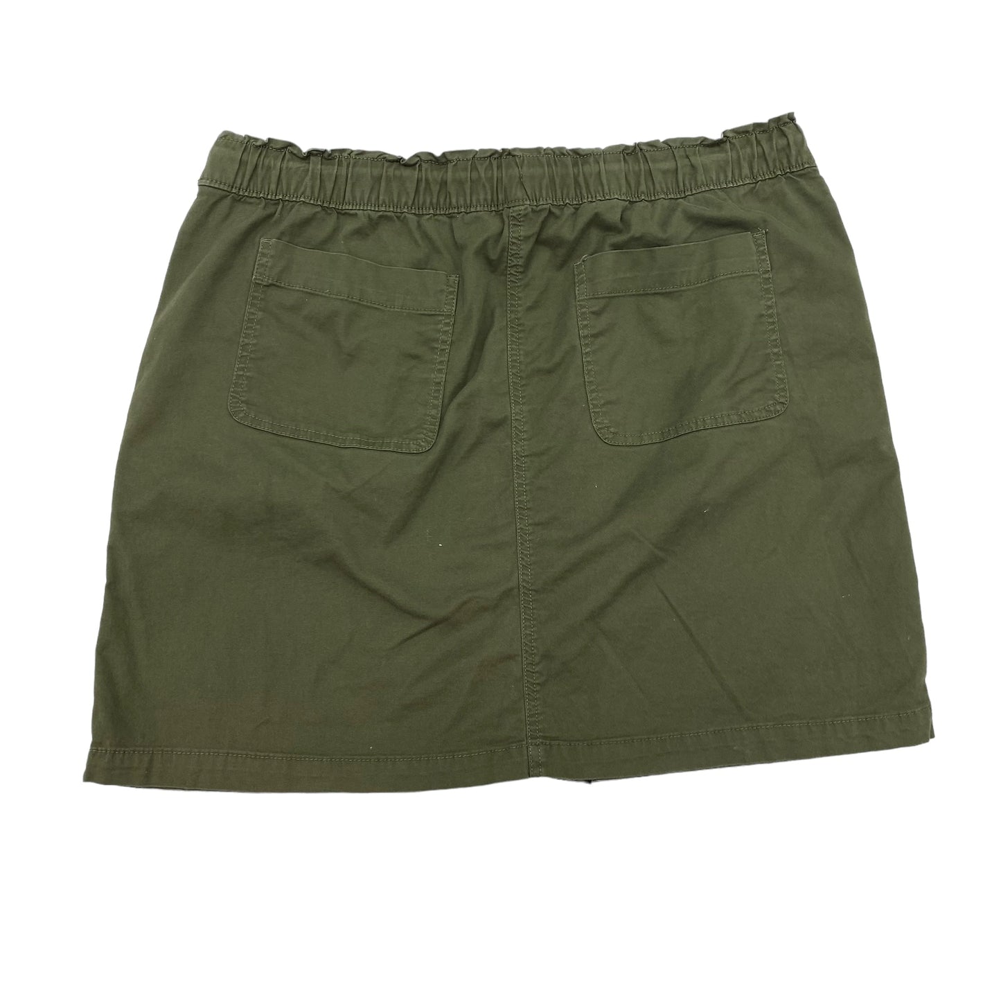 GREEN SKIRT MINI & SHORT by CROFT AND BARROW Size:XL