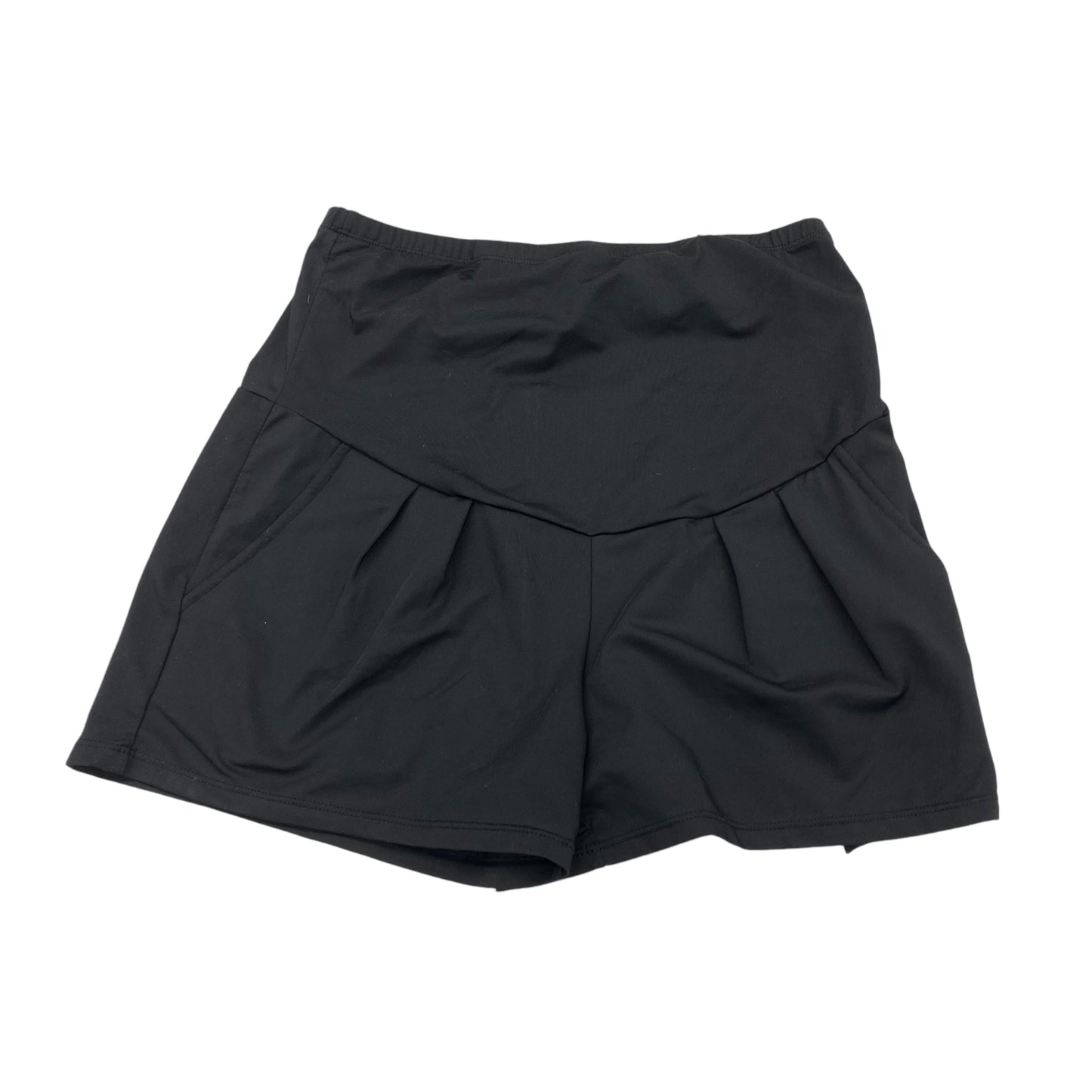 BLACK MAT SHORTS by SHEIN Size:L