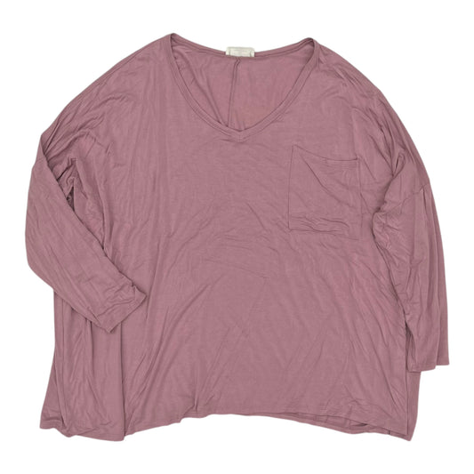 Top Ls By Zenana Outfitters In Pink, Size:1X