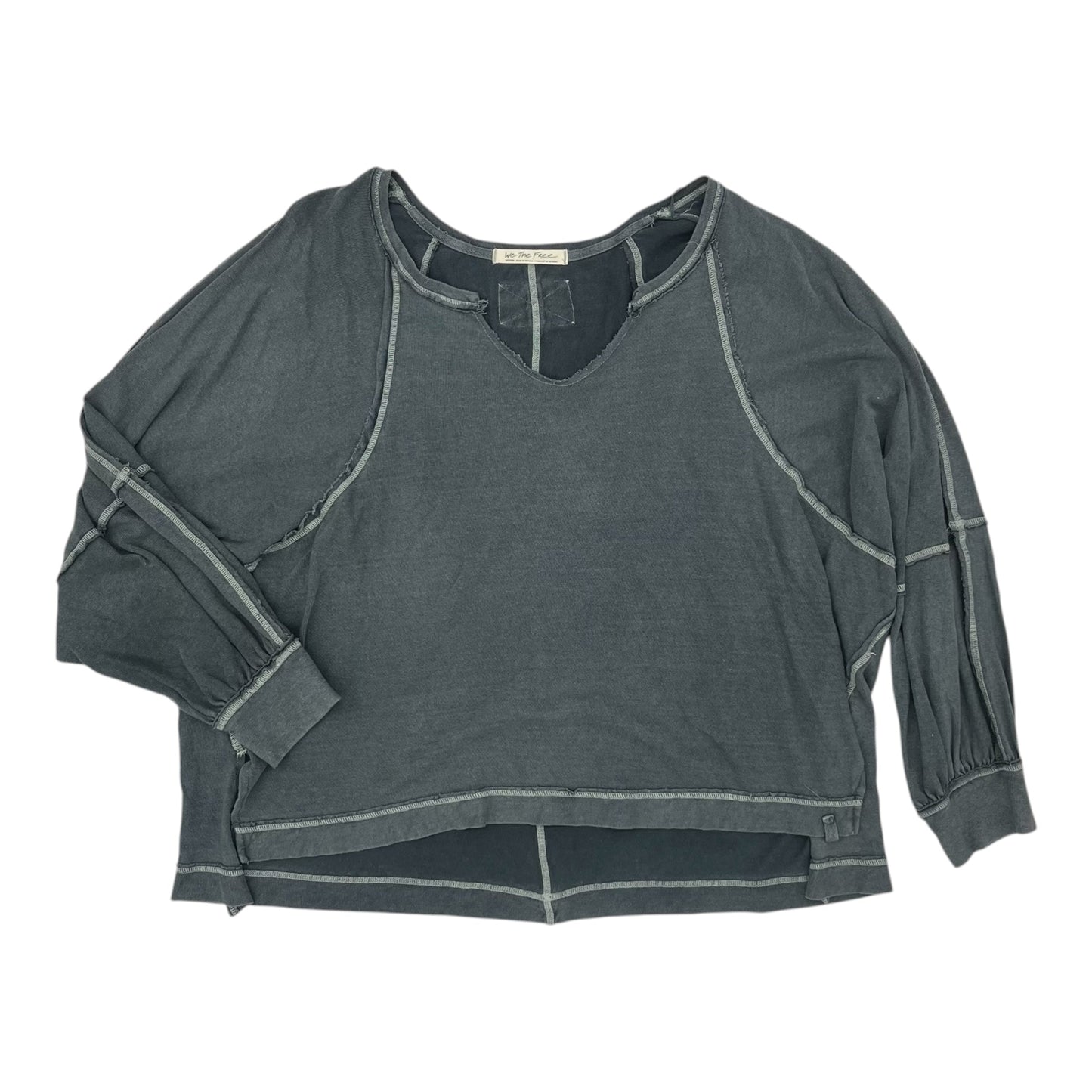 Top Ls By We The Free In Grey, Size:M