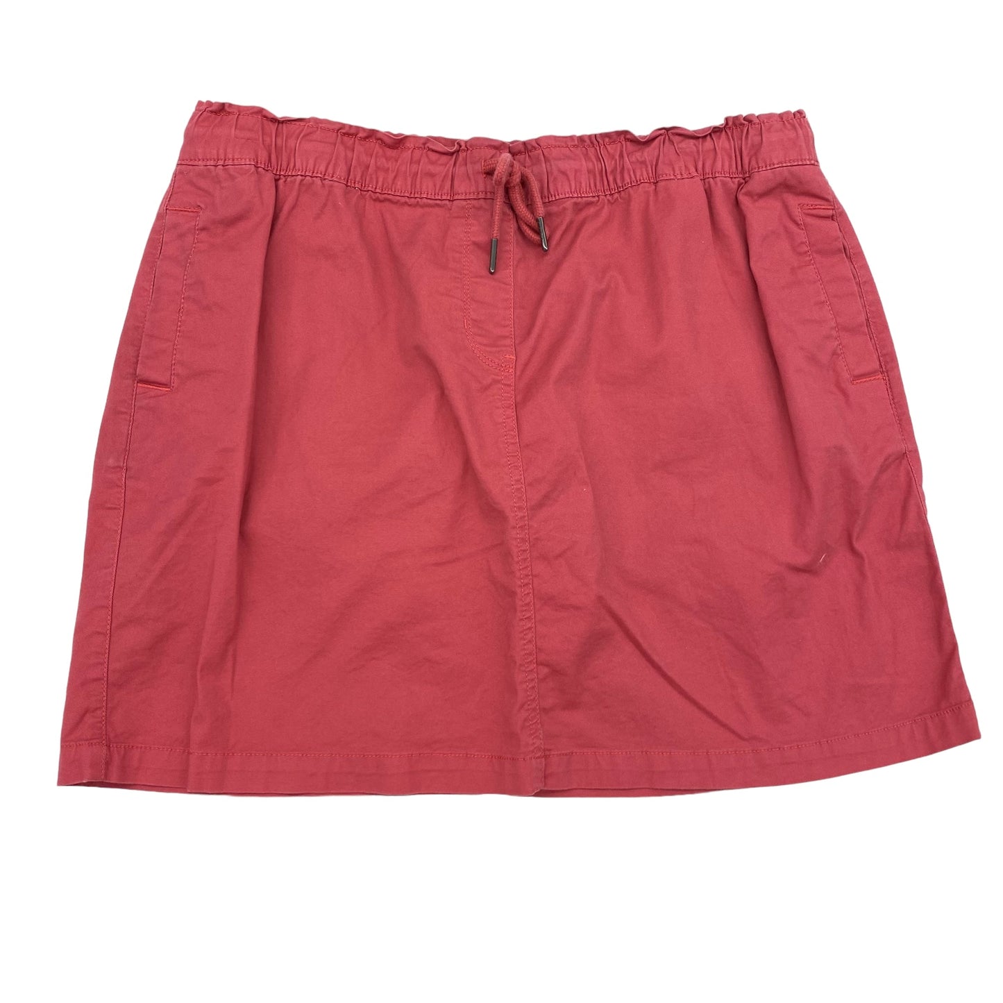 RED SKIRT MINI & SHORT by CROFT AND BARROW Size:XL