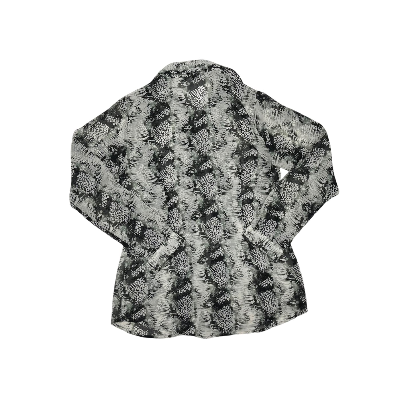 Blouse Ls By Cabi In Black & Grey, Size:S