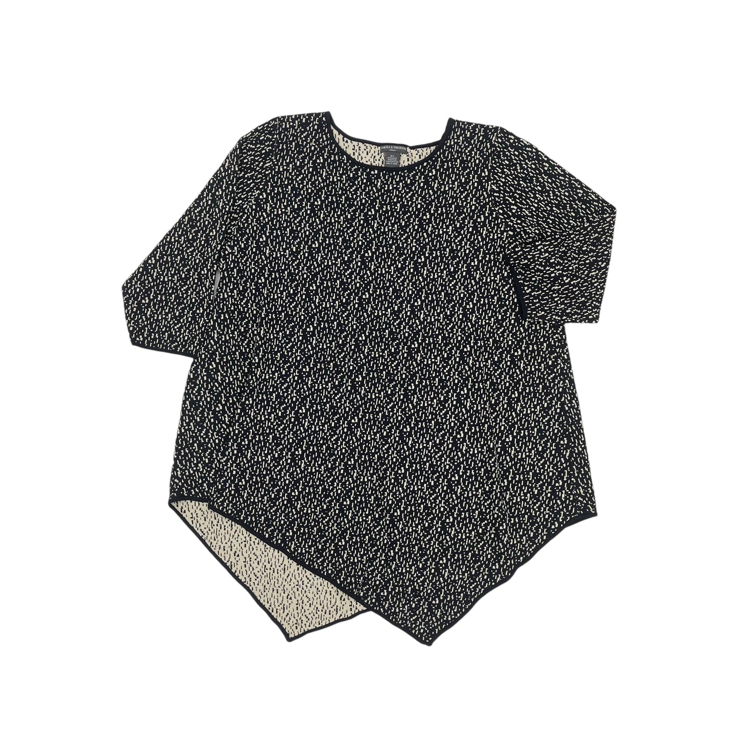 Sweater By Chelsea And Theodore In Navy, Size:2X