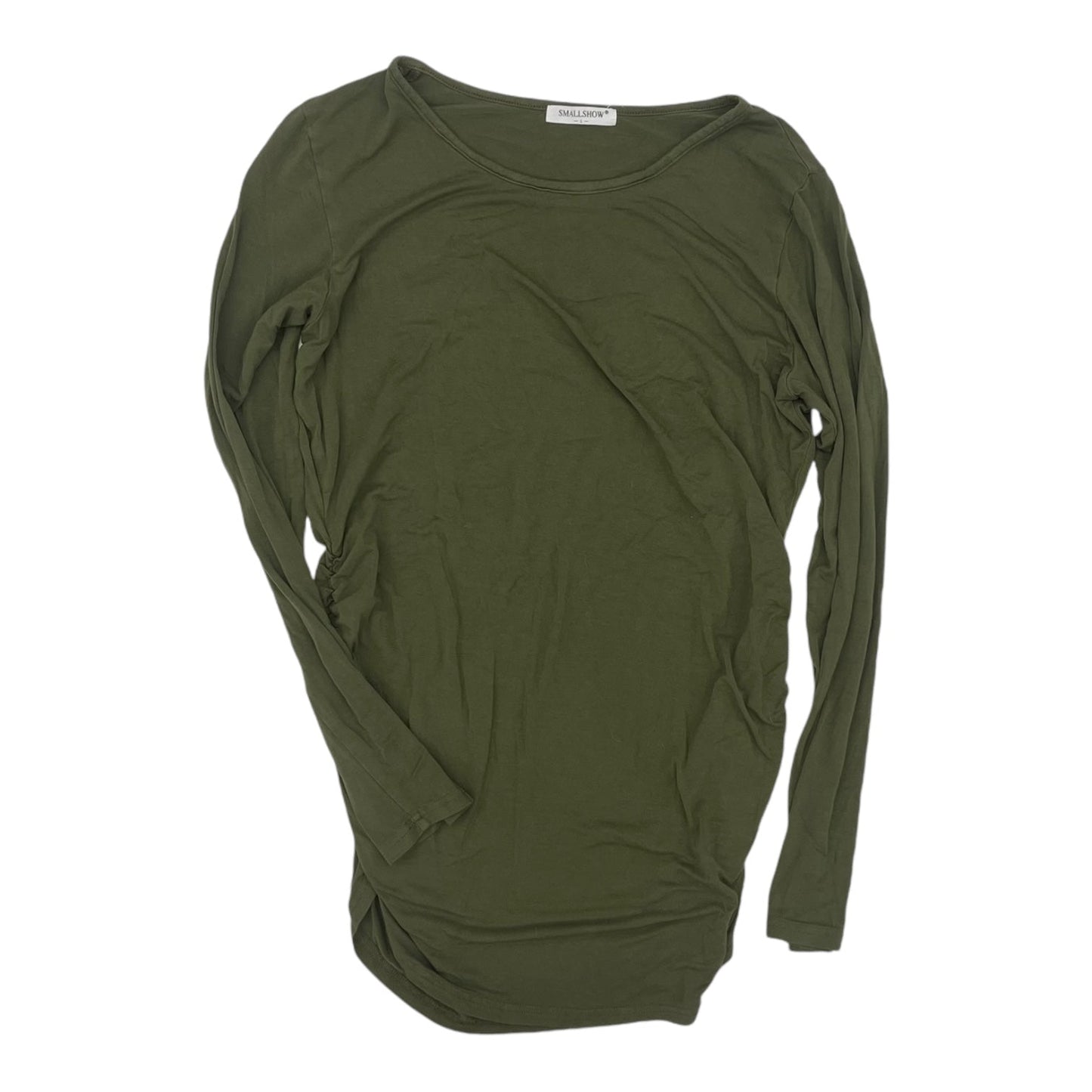 Mat Top Ls By Clothes Mentor In Green, Size:L