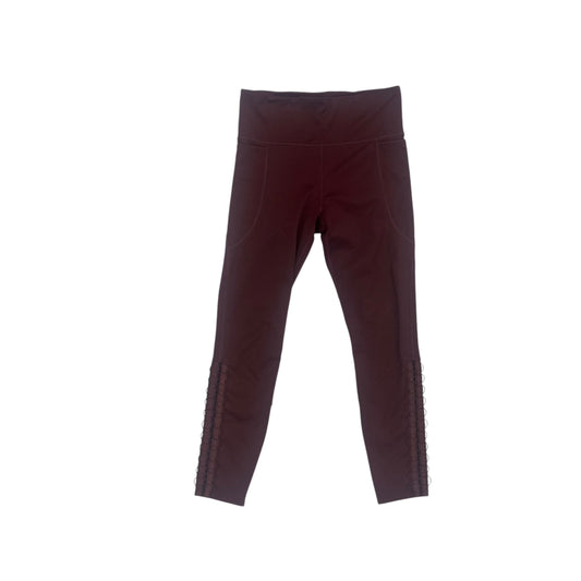 Athletic Leggings By Joy Lab In Maroon, Size:M