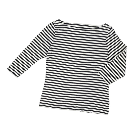 Top 3/4 Sleeve By Brooks Brothers In Striped Pattern, Size:S