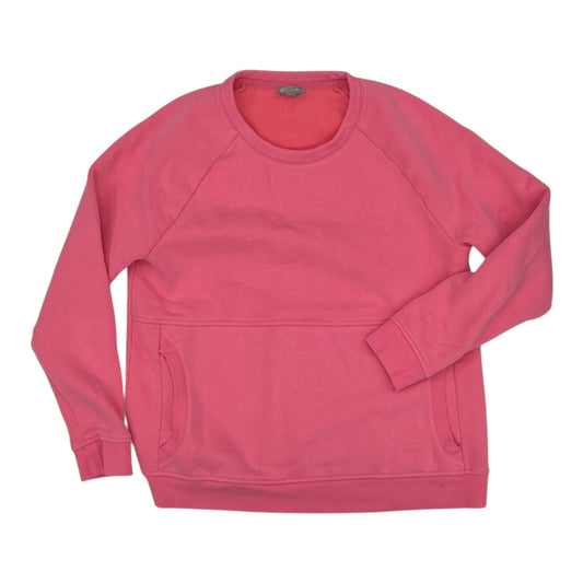 Sweatshirt Crewneck By Talbots In Pink, Size:Lp