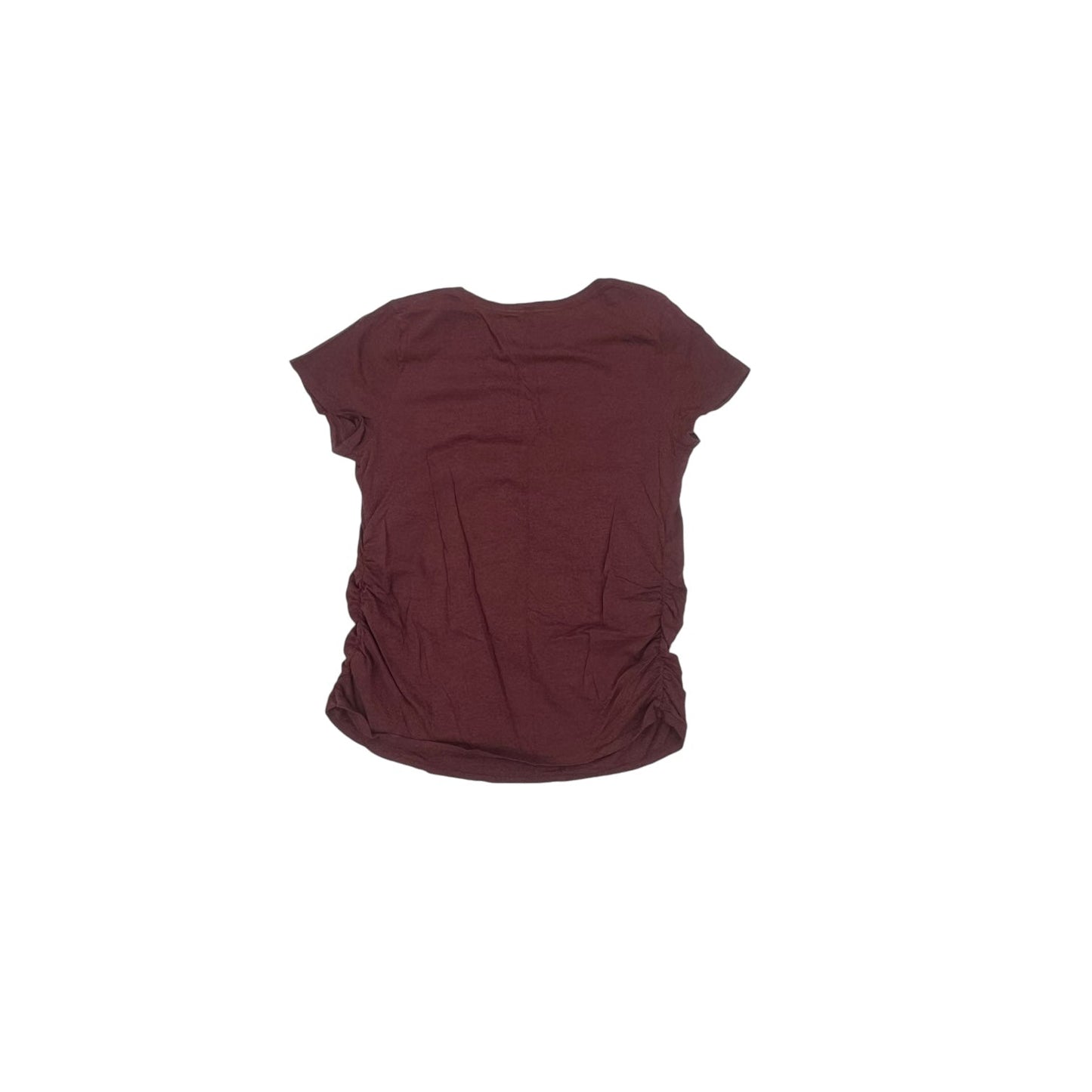 Mat Top Ss By Isabel Maternity In Red, Size:2X