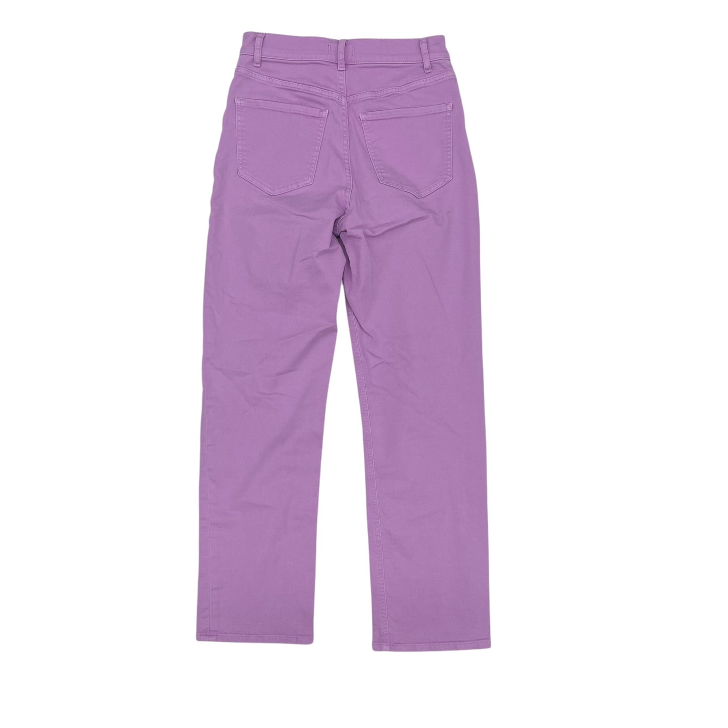 Jeans Straight By Express In Purple Denim, Size:4