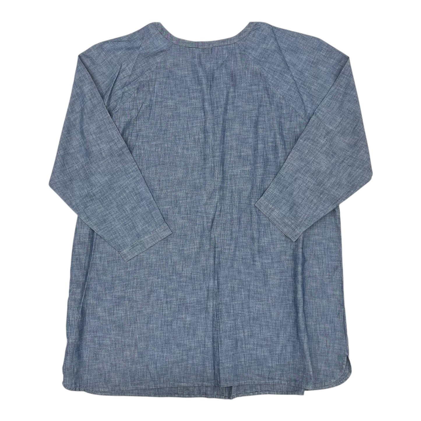 Top Ls By J. Jill In Blue Denim, Size:4X