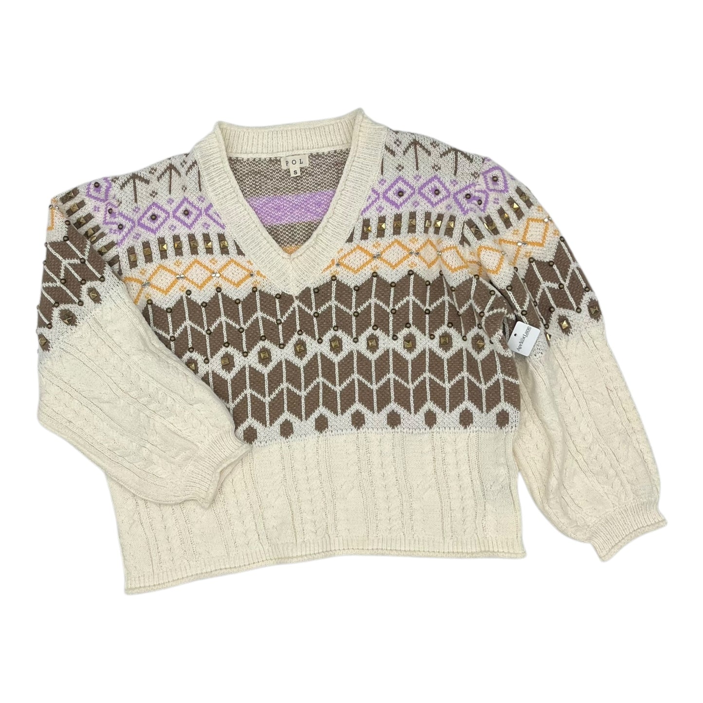 Sweater By Pol In Cream, Size:S