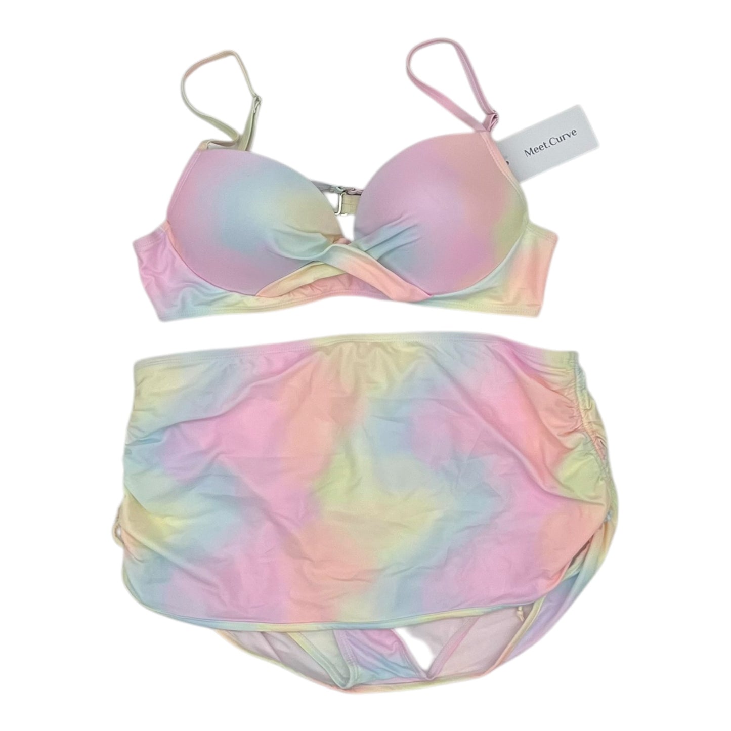 Swimsuit 2Pc By Meet Curve In Tie Dye Print, Size:2X