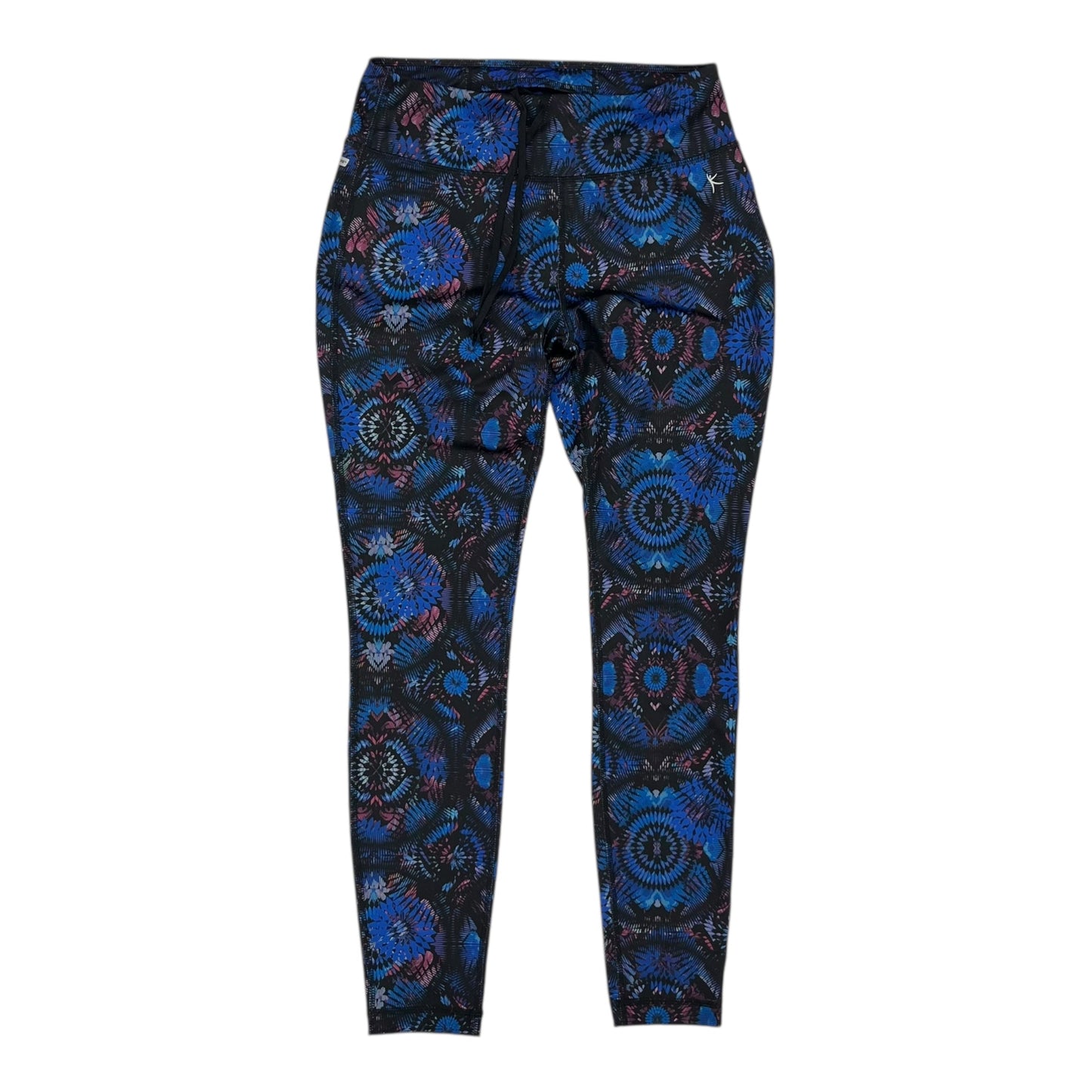 Athletic Leggings By Danskin In Black & Blue, Size:S