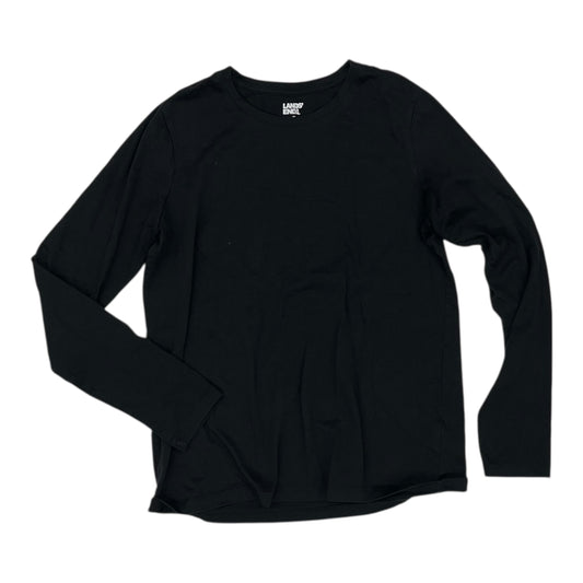 Top Ls By Lands End In Black, Size:Xs