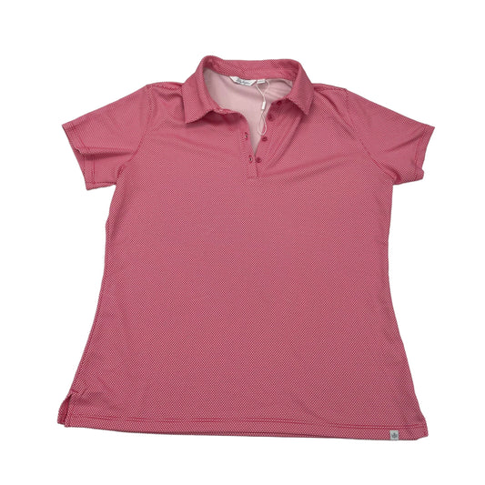 RED ATHLETIC TOP SS by LADY HAGEN Size:L