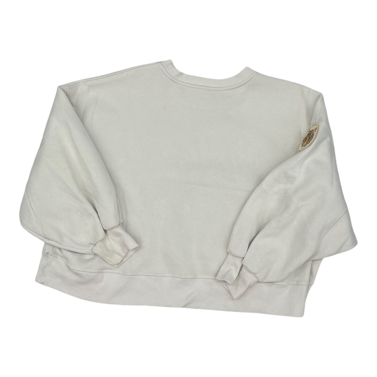 Sweatshirt Crewneck By Judith March In Cream, Size:Xl