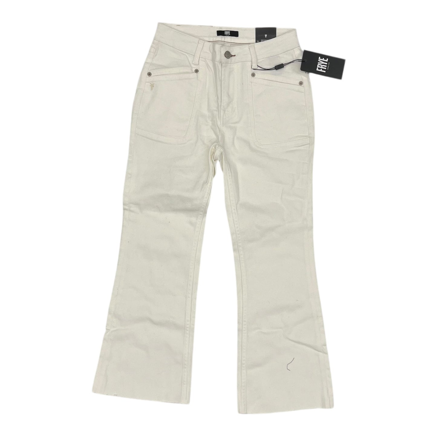 Jeans Designer By Frye In White, Size:0