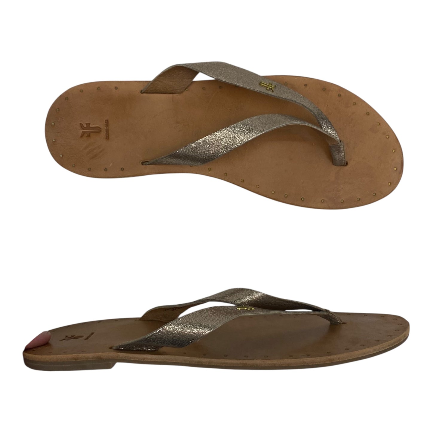 Sandals Designer By Frye In Brown, Size:11