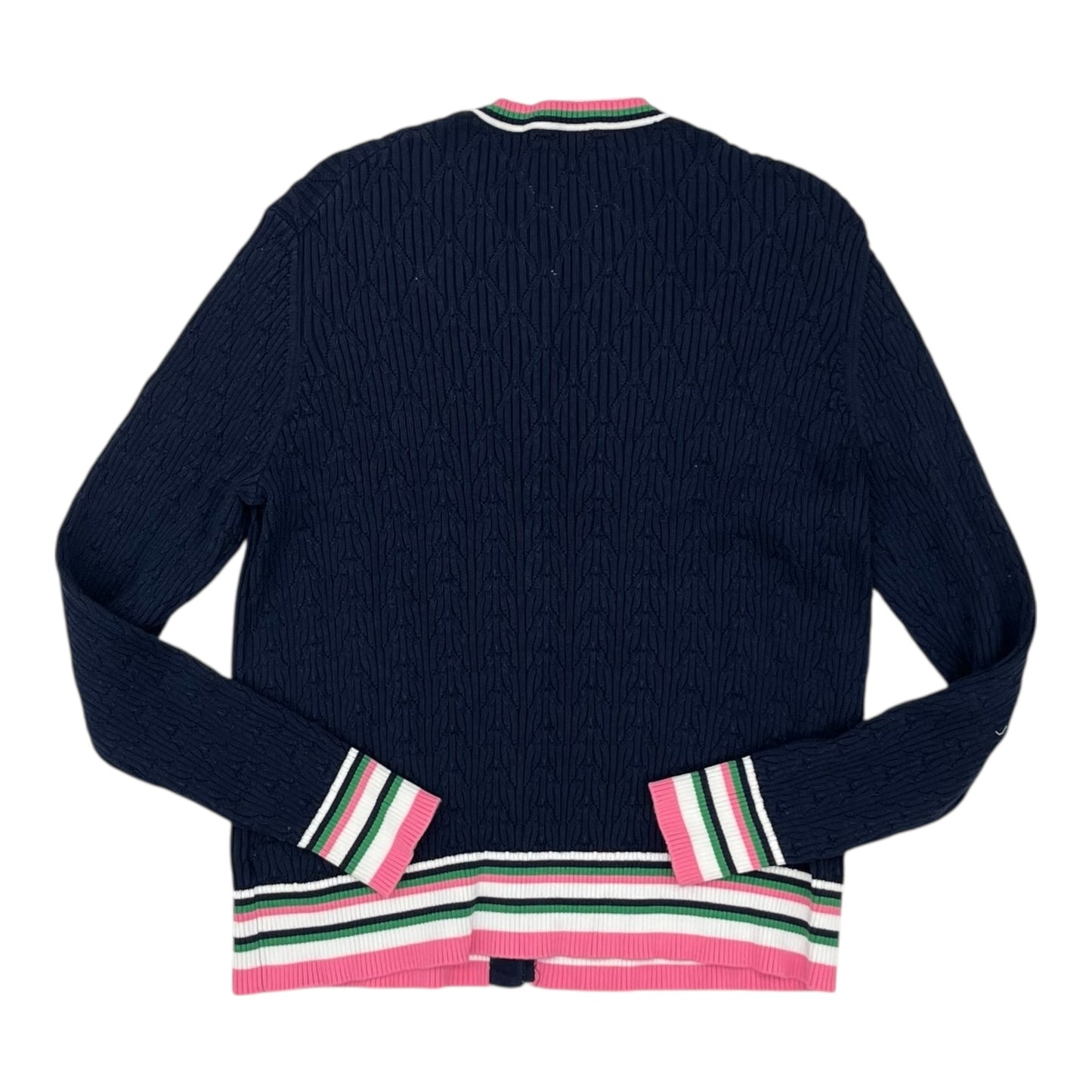 Sweater Cardigan By Brooks Brothers In Navy, Size:Xl