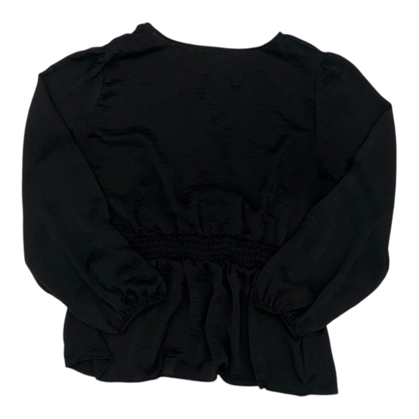 Blouse Ls By Maurices In Black, Size:L