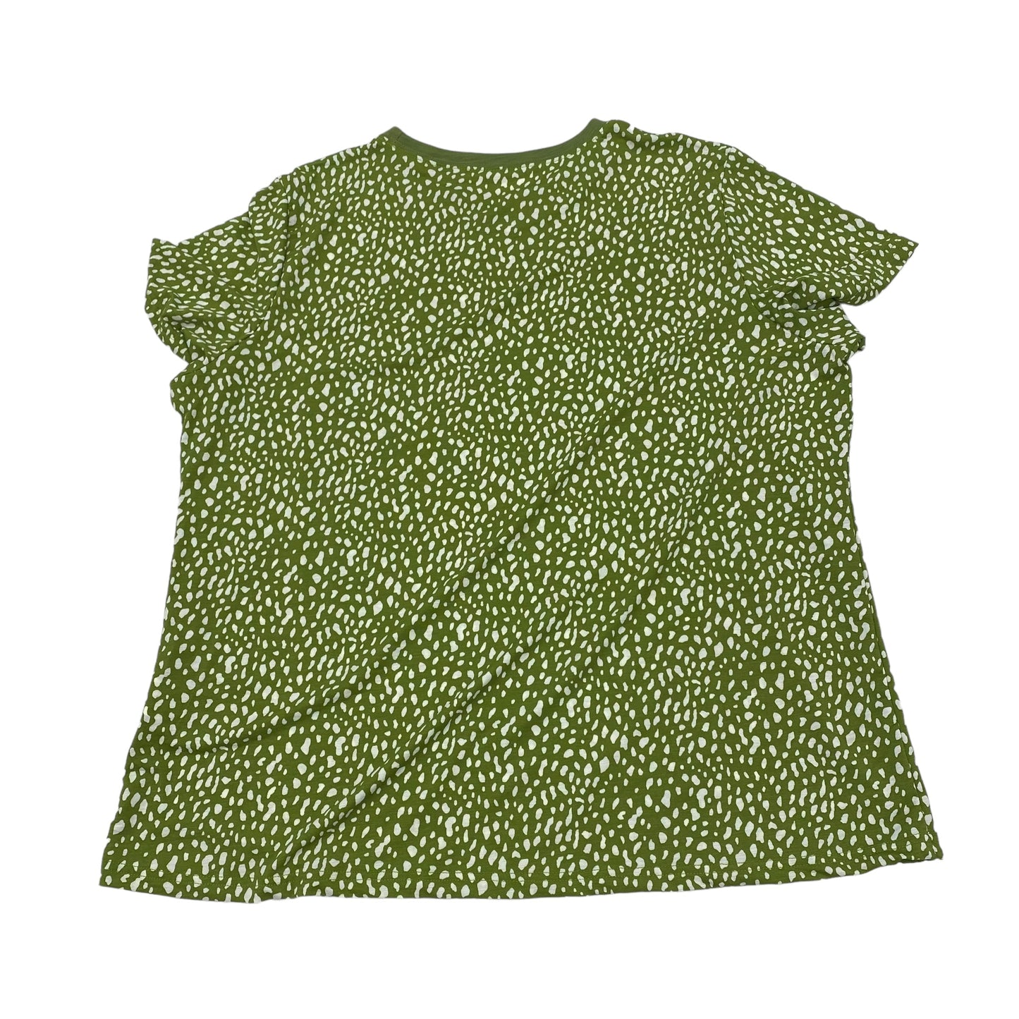 GREEN TOP SS by CLOTHES MENTOR Size:2X