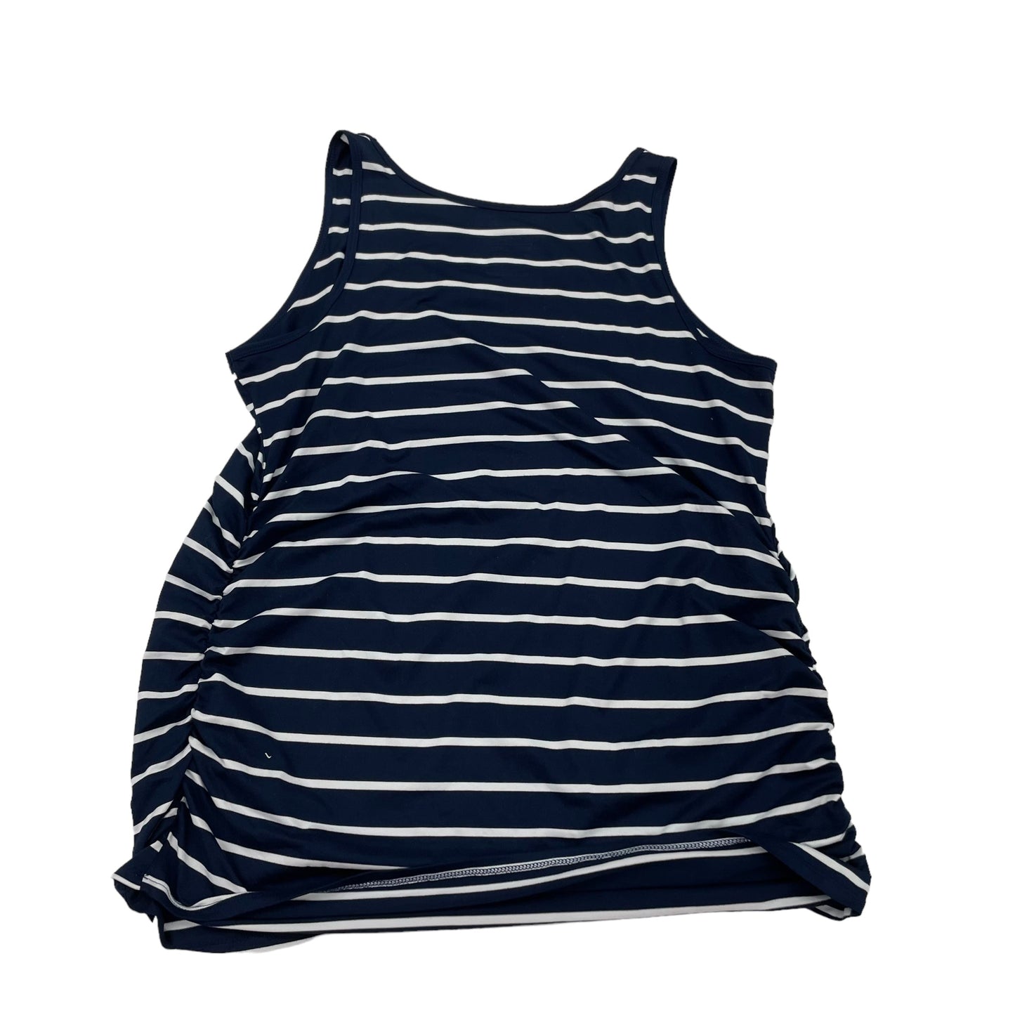 NAVY MAT TOP SLEEVELESS by TIME AND TRU Size:XL