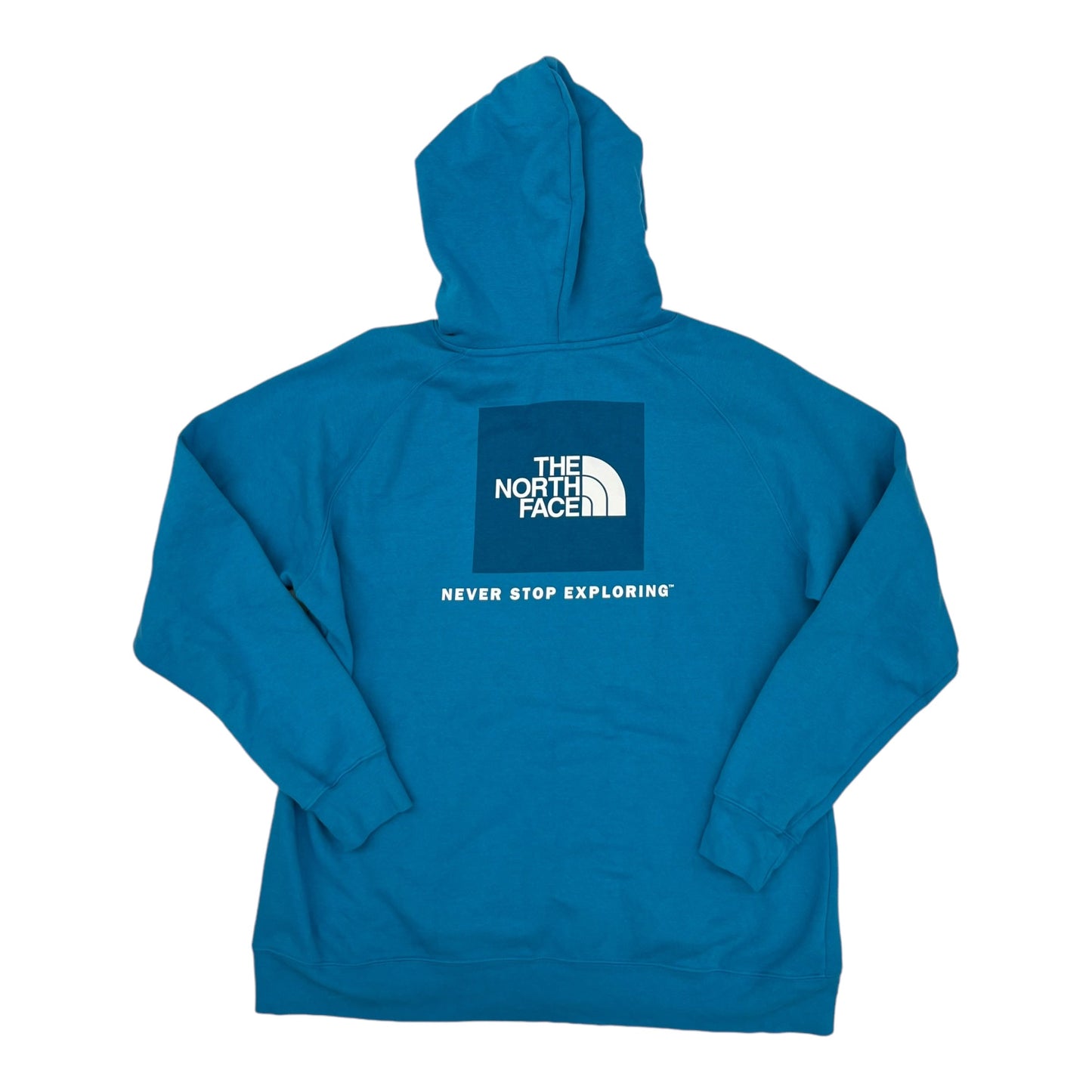 Athletic Sweatshirt Hoodie By The North Face In Blue, Size:2X