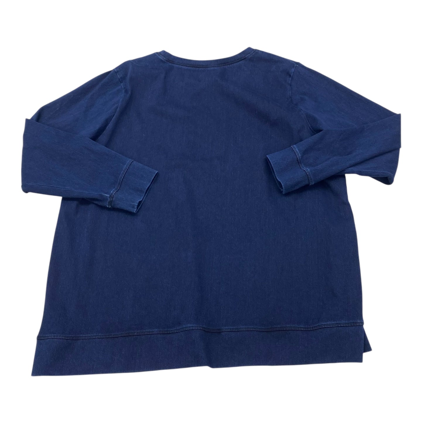 Top Ls By Lands End In Blue, Size:1X