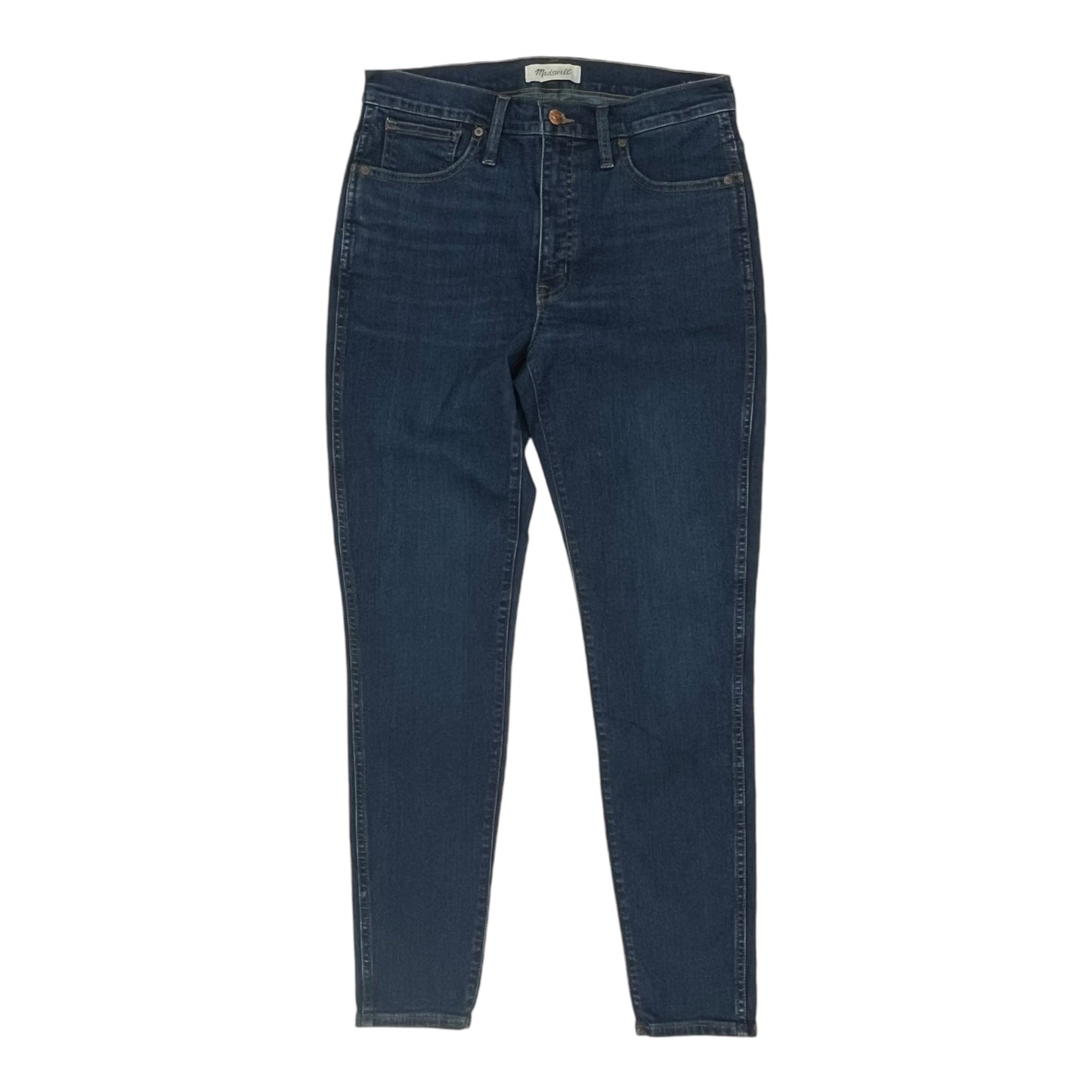 Jeans Skinny By Madewell In Blue Denim, Size:10