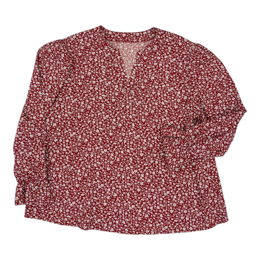Top Ls By Shein In Red, Size:3X