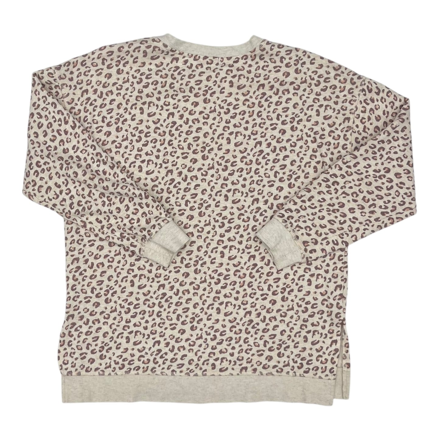 Sweatshirt Crewneck By Pink Rose In Animal Print, Size:S