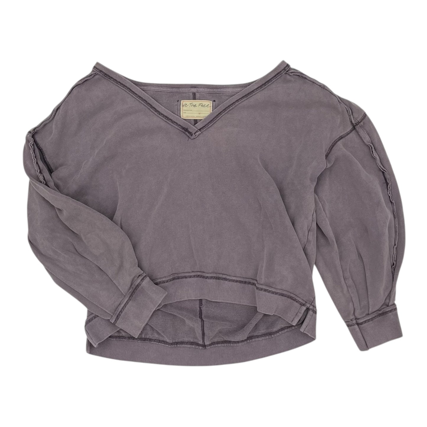 Sweatshirt Crewneck By We The Free In Purple, Size:M