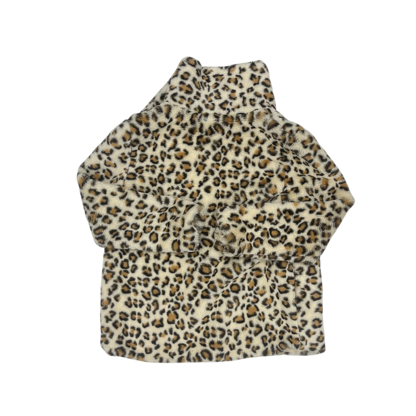 Coat Faux Fur & Sherpa By First Love In Leopard Print, Size:M