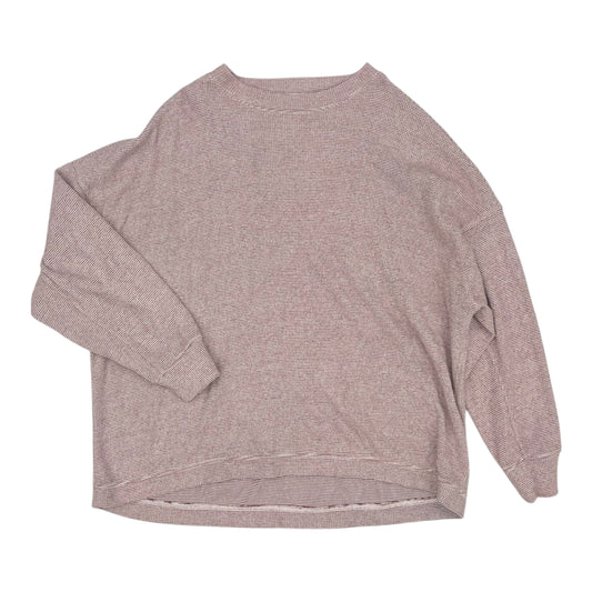 Sweatshirt Crewneck By Aerie In Red & White, Size:Xxl