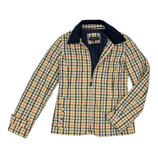 Jacket Puffer & Quilted By Talbots In Plaid Pattern, Size:Xs